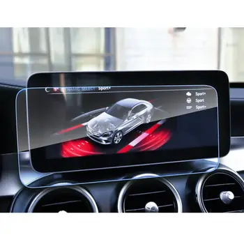 LFOTPP Auto Multimediju Sistēmu Screen Protector For C-CLASS W205 10.25 Collas 2018 Ekrānu Auto Interjera Aizsardzības Uzlīme