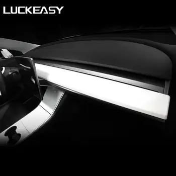 LUCKEASY Automašīnas centrālo vadības paneli, lai Tesla Model 3 un Tesla Model Y 2017-2021 Interjera iepakojuma komplektu aizsardzība