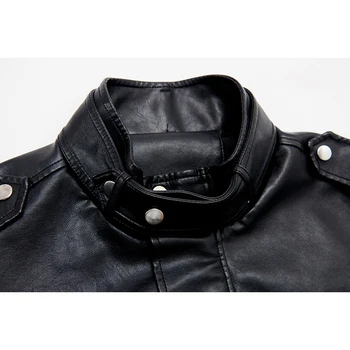 Lautaro Īss lielgabarīta ādas jaka sievietēm ar garām piedurknēm Plus lieluma zaudēt melnā zip up jaka Sieviešu apģērbu 2020. gadam sieviešu modes