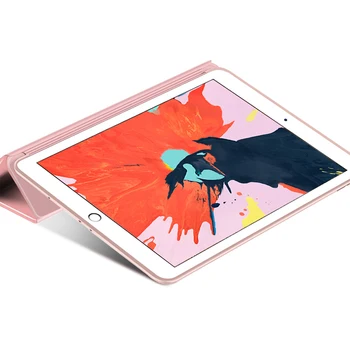 Lietā Par iPad 10.2 collu 2019 7th Gen Smart Magnētiskā Vāka Dizains Saliekamais Stends, Auto Sleep/Wake Atpakaļ Lieta Cover For iPad 10.2