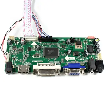 M. NT68676 Vadītāja Valdes Komplekts LTN173KT01 LP173WD1 B173RW01 HDMI+DVI+VGA LCD LED ekrānu Kontrolieris Valde