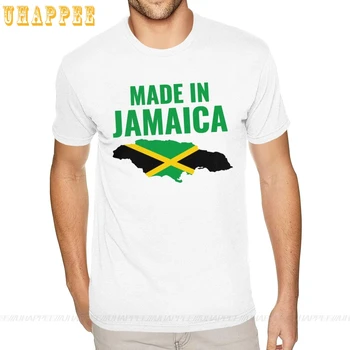 Made In Jamaica T Krekli Kungi Harajuku Tee Vīriešu Īsām Piedurknēm Pārdošanas Zīmolu Oficiālais Apģērbi