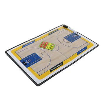 Magnētiskā Basketbola Stratēģiju Dēļi Izturīgus Basketbola Starpliktuvē Salokāms Basketbola Apmācības Robežzīmei