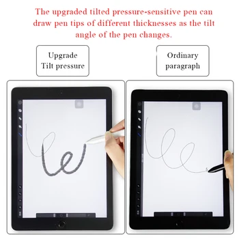 Magnētiskā Capacitive Pildspalvu Tilt Spiediena Jūtīgums Irbuli ipad/ipad pro/ipad Gaisa 2018-2020 iPad Palmu Noraidījumu Irbuli