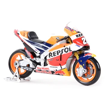 Maisto 1:18 2018 GP Sacīkšu Honda RC213V Repsol Honda Team 26# 93# Die Cast Transportlīdzekļu Kolekcionējamus Motocikla Modeli Rotaļlietas