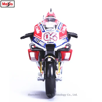 Maisto 1:18 Yamaha 2018 Čempions 46Team Sacīkšu Silvardo sākotnējā atļauts simulācijas sakausējuma motocikla modeli, rotaļu automašīnas, Vācot