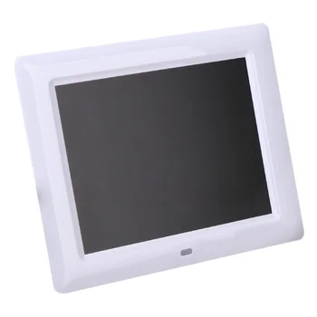 Mazumtirdzniecības 7 collu HD TFT-LCD Digitālais Foto Rāmis ar MP3, MP4 slīdrāde Pulkstenis Attālās Darbvirsmas Movie Player