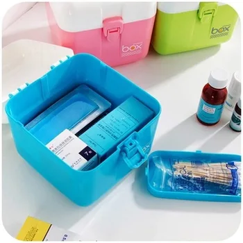 Medicīna Lodziņā daudzslāņu Mazā Sadzīves Medicīna Box Storage box (Baby Medicīna Lodziņā Ģimenes, Pirmās Palīdzības Lodziņā Medicīnas Kaste