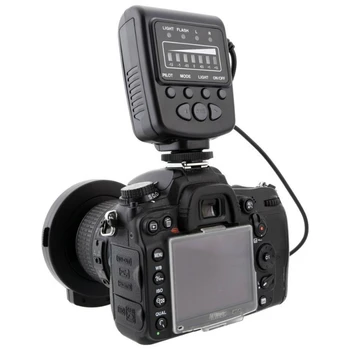 Meike FC-100 MK FC100 Makro Gredzenu LED Zibspuldzi Speedlite Gaismas Canon Nikon Olympus Pentax DSLR Kameras