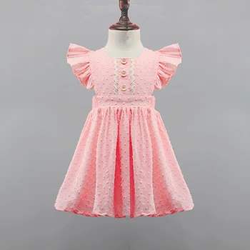 Meitenes Kleita Baby 2020. Gadam Kokvilnas ziedu Dvesma Gadījuma Kleitas Apģērbu Meitene puķu princese kleita Toddler Meitene 1 2 3 4 5 6 Puse