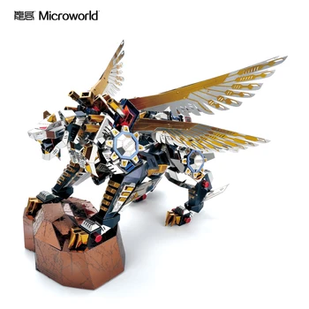 Microworld 3D Metāla Puzzle Attēls Rotaļlietu Flying Tiger modelis Izglītības Puzzle 3D Modeļu komplekti Izglītības Dāvanu Rotaļlietas Bērniem