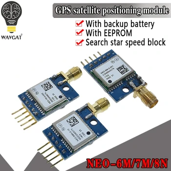 NEO-6M NEO-7M Double Sided Mini GPS Modulis NEO-M8N Satelītu Pozicionēšanas Mikrokontrolleru TAP MCU Attīstības Padome Arduino