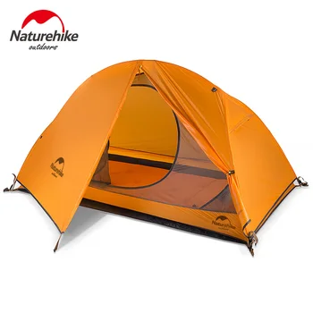 Naturehike Telts Ziemas Ūdensnecaurlaidīga Neilona 1 Persona Telts Ultralight Backpacking Pārgājienu Telts Tentu Riteņbraukšana Viena Kempinga Telts