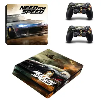Need for Speed PS4 Slim Uzlīme Play station 4 Ādas Uzlīmes Uzlīmes PlayStation 4 PS4 Slim Konsoles un Kontroliera Ādas, Vinila