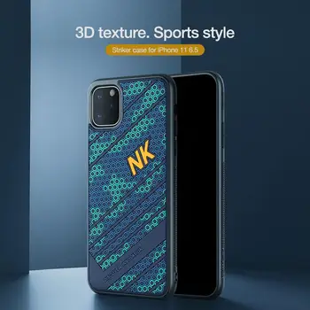 Nillkin iPhone 11 11 Pro Max Gadījumā Striker 3D Teksturētu Sporta Mīksta Silikona Rāmis Aizsardzības Tālrunis Lietā par iPhone 11 Pro Max
