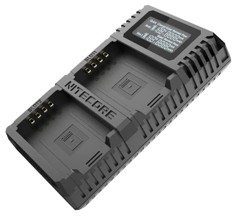 Nitecore FX2 PRO Dual Slot USB QC Lādētāju Fujifilm GFX50S/50R Compatiple ar NP-T125 Kameru baterijas
