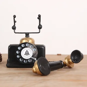 Nostalģija vecmodīga Telefona Ziemeļeiropā Mājas Dekorēšanas Piederumi, Restorāns, viesistabas Galds Radošo Apdare