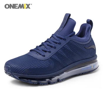 Onemix gaisa spilvenu apavi 97 vīriešiem high top triecienu absorbciju sporta apavi elpojošs sneaker āra skriešanas apavi