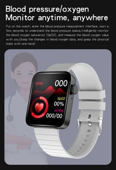 P8 Plus Smart Skatīties Bluetooth brīvroku zvanu 1.54 IP67 Waterproof Sporta Watchs sirdsdarbības ātrums, asinsspiediens, fitnesa tracker PK W26