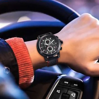 PAGANI Dizaina Modes Big Blue Dial Militārās Sporta Skatīties Vīriešu Kvarca rokas Pulkstenis Gaismas Chronograph Vīriešu Pulkstenis reloj hombre 2018