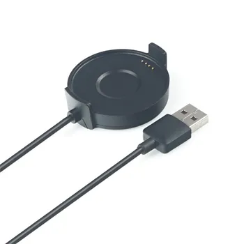 Par TicWatch Pro Bluetooth Smart Skatīties USB Kabeli Šūpuļa Ātra Uzlāde Dokā 1m USB Uzlādes Kabelis Datu
