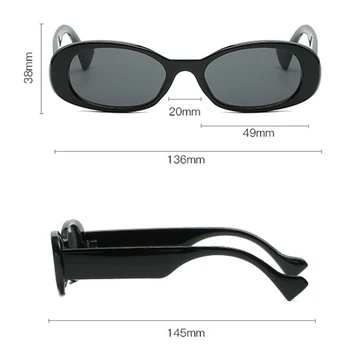 Peekaboo mazas ovālas formas saulesbrilles sieviešu melnu bēša uv400 vīriešu retro saules brilles dāmām karstā pārdošanas 2021 piederumi lēti