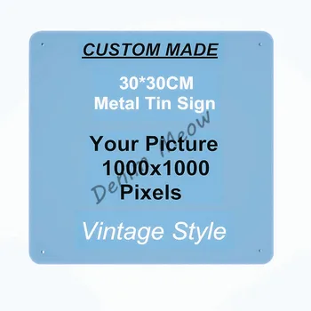 Pielāgot Vintage Metāla Sienas Art Decor 20x30cm/15x30cm/30x30cm Metāla Zīmes Licences Plāksnes Retro Plakāti Dzelzs Krāsošana Plāksne