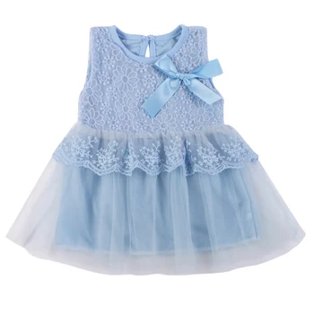 Princese Kleitas, Vasaras Baby Girl Dress Mežģīņu Piedurknēm Vestidos Bērniem Ziedu Puse Kleita Bērnu Drēbes Meitenei