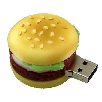 Pārtikas Suši/hamburgers/Pica USB3.0 Flash Drive32g Modes USB custom flash drive silikagela karikatūra mini dāvanu pildspalva usb zibatmiņas diskā