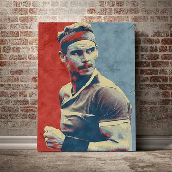 Rafael Nadal hopestyle mākslas plakātu Audekla Sienas Māksla Apdare izdrukas par dzīves Kid Bērnu istabas Mājas guļamistaba dekori krāsošana