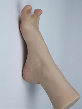 Reālistiska Manekena Lelles kājas skelets, pirkstiem var darīt fiksēta kustība, silikona modelēšana kāju modelis