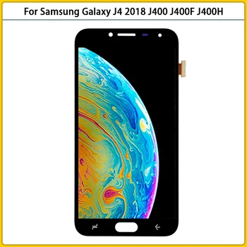 Samsung Galaxy J4 2018 J400 J400F J400H J400P J400M LCD Displejs, Touch Screen Panelis Digitizer Montāža Nomaiņa
