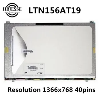 Samsung NP300E5A NP300V5A NP305V5A LCD Displejs LTN156AT19-001 LTN156AT19 LCD matricas Ekrāns Slim 1366*768 40pins