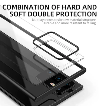 Samsung Piezīme 20 Lieta IPAKY Pārredzamu Ietekmes Izturīga TPU DATORA Hibrīds Triecienizturīgs Samsung Galaxy Note 20 Ultra Gadījumā