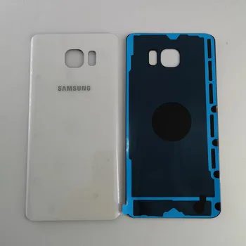 Samsung note5 Aizmugurējo Vāciņu Akumulatora korpusa 3D Stikla Korpusa Vāciņš Samsung Galaxy Note5 5. Piezīme sētas Durvīm + Līmi, Uzlīmes