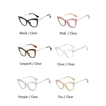 Sexy TR90 Sakausējuma Cat Eye Briļļu Rāmji Sieviešu Modes Zīmola Brilles Optiskās Brilles, Briļļu Rāmis Briļļu Aksesuāri Oculos