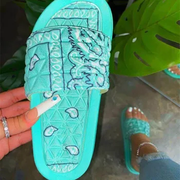 Sieviešu čības home slaidi vasaras sandales