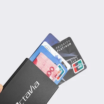 Smart Seifs Plānas ID Kartes Gadījumā RFID Automātiski Metāla Kredītkartes Īpašnieks Skoda OCTAVIA 2 3 A7 VRS MK2 MK3 a5 RS 2013. līdz 2020. gadam