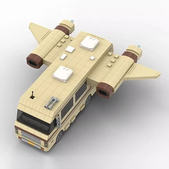 Spaceball Ērglis-5 Diy Celtniecības Bloki, Ķieģeļi Tehnika RV Radītājs Filmas Kolekcija KM-35052 Kosmosa Automašīnas Modelis 886pcs Rotaļlietas
