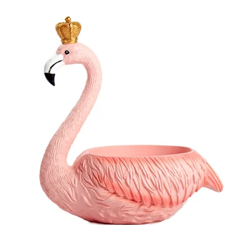 Sveķu Rozā Flamingo Karalis, Karaliene Figūriņas Apdare Mīļotājiem Kāzu Valentīna Dzimšanas dienas svinības Piederumi Mājas Darbvirsmas Dekori