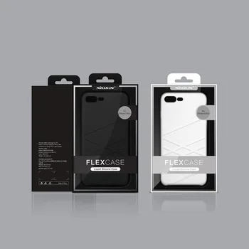Sākotnējā NILLKIN FLEX Šķidruma Silikona Case For Apple iPhone 8 plus 5.5