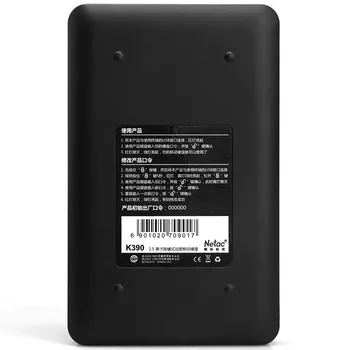 Sākotnējā Netac K390 2TB 1TB Portable 2.5
