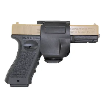 Tactical Belt Holster Airsoft Pistole Vidukļa Maksts Pistoli Labajā Rokā Pistoli Klipu Par Glock 17 22 23 Soma Gadījumā, Medību Piederumi,
