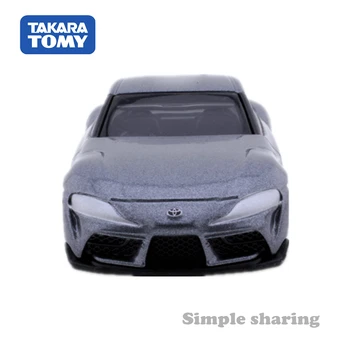 Takara Tomy Tomica Nr 117 Toyota GR Supra Sudraba Pirmais Izdevums Mērogs 1/60 Auto Bērnu Rotaļlietu Mehānisko Transportlīdzekļu Lējumiem Metāla Modeli