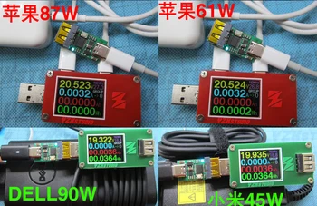 Tipa-C USB-C PD2.0 3.0 USB DC mānekļi ātra Uzlādēšana izraisīt Aptauja detektors ar 9v 12v 15v 20V 3-24V 5A MAX 100W