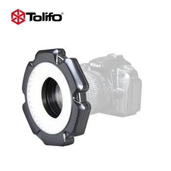 Tolifo R-160S 160 Ultra Plānas Led Video Gaisma, LED Ring Light For Macro Fotogrāfija Aptumšojami Digitālās Fotokameras Videokameras Nikon Video