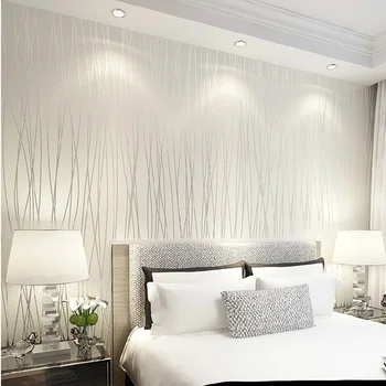 Tīrtoņa krāsu Vertikālo Līniju, kas Nav Austi 3D tapetes,Augstas Kvalitātes modernas sienu papīra, guļamistaba, viesistaba, mājas apdare