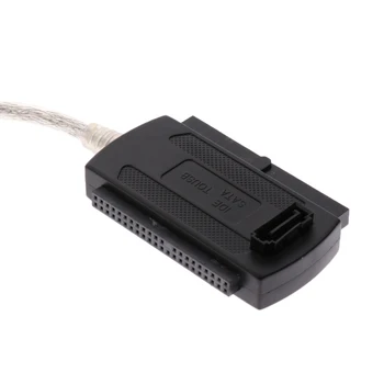 USB 2.0 IDE/SATA 2.5/3.5 collu Cieto Disku Disku Adaptera Kabeli Converter Vadu