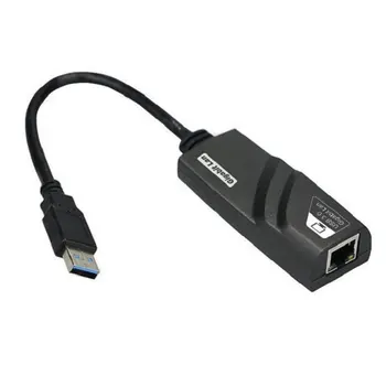 USB, Lai RJ45 Datoru Ārējās PC Tablet Universālā 3.0 Gigabit Tīkla Karte Ethernet Plug And Play Indikators Dizains