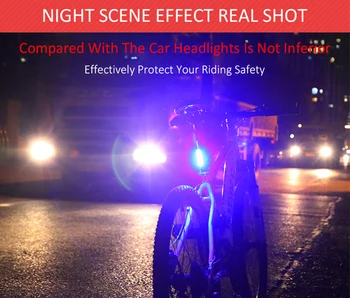 USB Lādējamu Velosipēdu gaismas Āra Riteņbraukšana Aizmugures Gaismas Nakts Izjādes Drošības Brīdinājums LED Bike Light Lampu Velosipēdu Piederumi